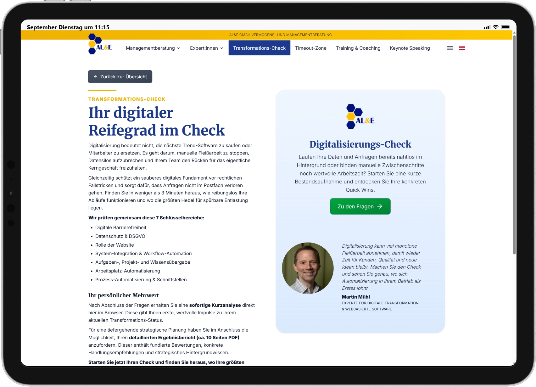 Digitalisierungs-Check
